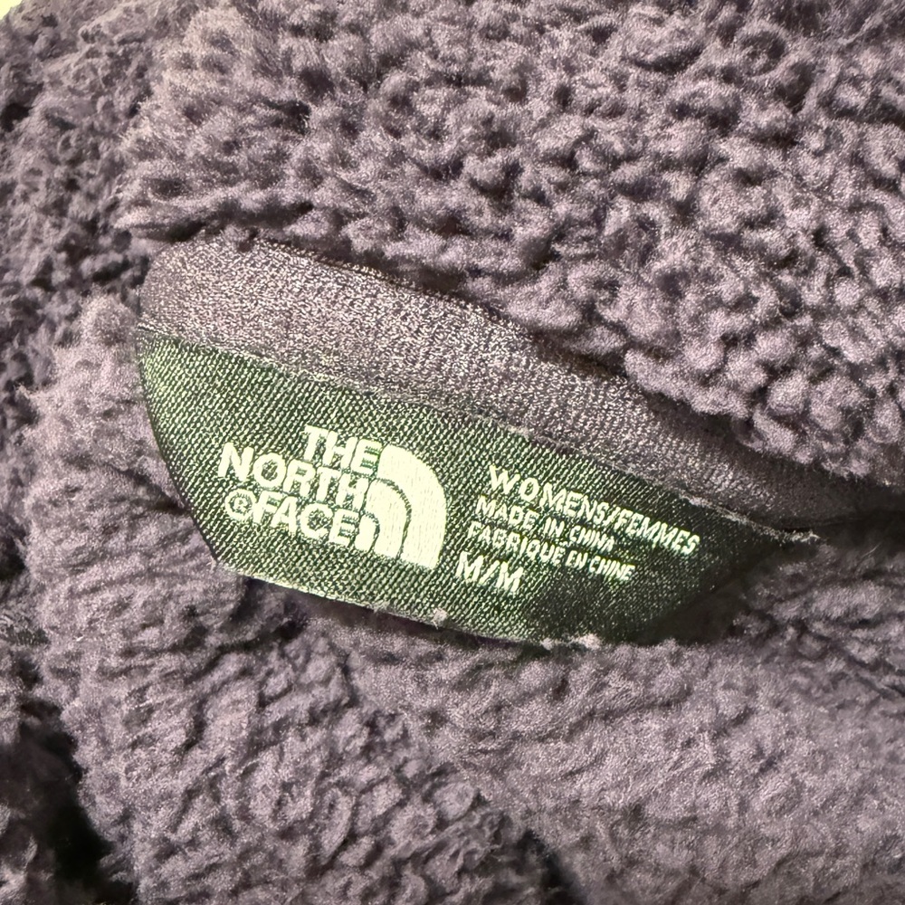 North Face Campshire Shawl Collar Sherpa Pullover Women's Size Medium - Picture 3 of 5